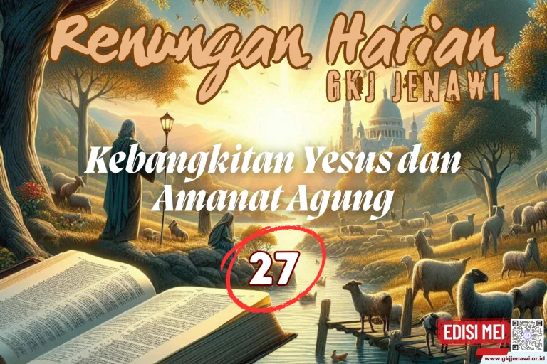 Renungan Harian Edisi Mei 2025 - 27