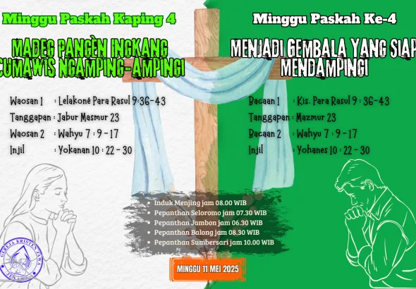 UNDANGAN IBADAH MINGGU 11 MEI 2025