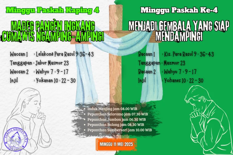 UNDANGAN IBADAH MINGGU 11 MEI 2025