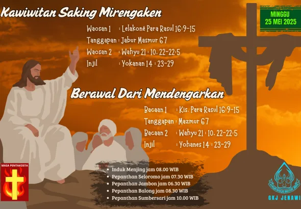 Undangan Ibadah 25 Mei 2025
