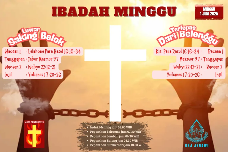Undangan Minggu 1 Juni 2025