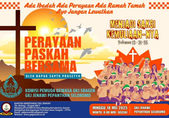 Undangan Paskah Bersama Pepanthan Seloromo