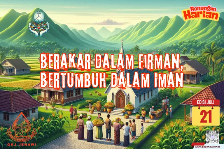 Renungan Harian Bulan Juli (21)