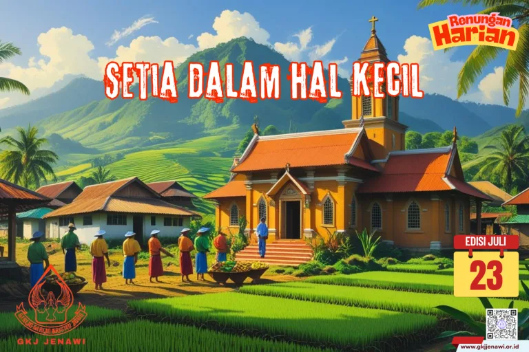 Renungan Harian Bulan Juli (23)