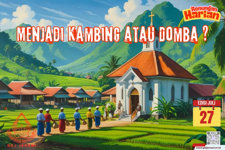 Renungan Harian Bulan Juli (27)