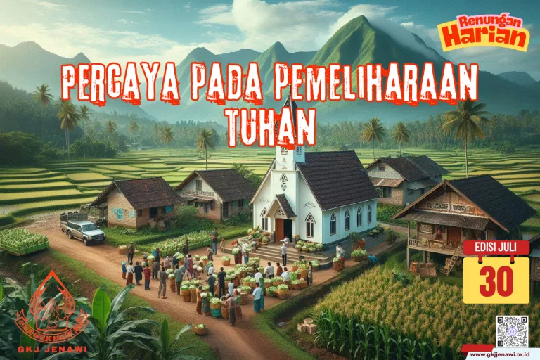 Renungan Harian Bulan Juli (30)
