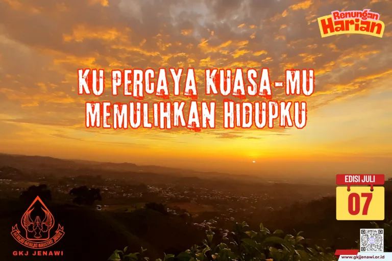 Renungan Harian Bulan Juli (7)
